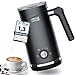 Produktbild LEBENLANG elektrischer Milchaufschäumer  mit Ersatzschäumer & 4 Programmen | heiße Schokolade Kakaomachine | Milk Frother Milchwärmer| Milchkocher, kakao Maschine