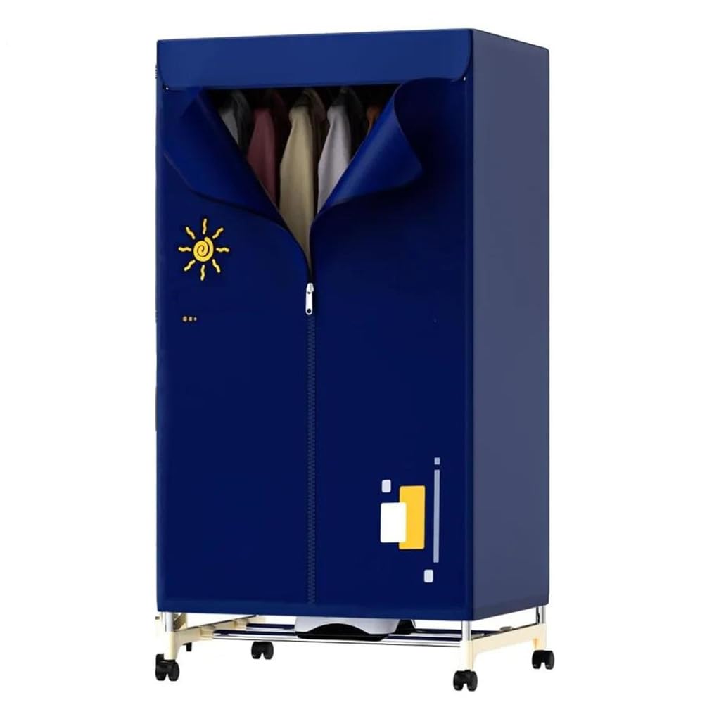 LKHLTBF Portable Clothes Dryer 1000W Double-Layer Design Dryer Clothing Dryer Multifunctional Intelligent with Timer and Fabric Cover for Apartments Dorms RVs or Hotels Travel