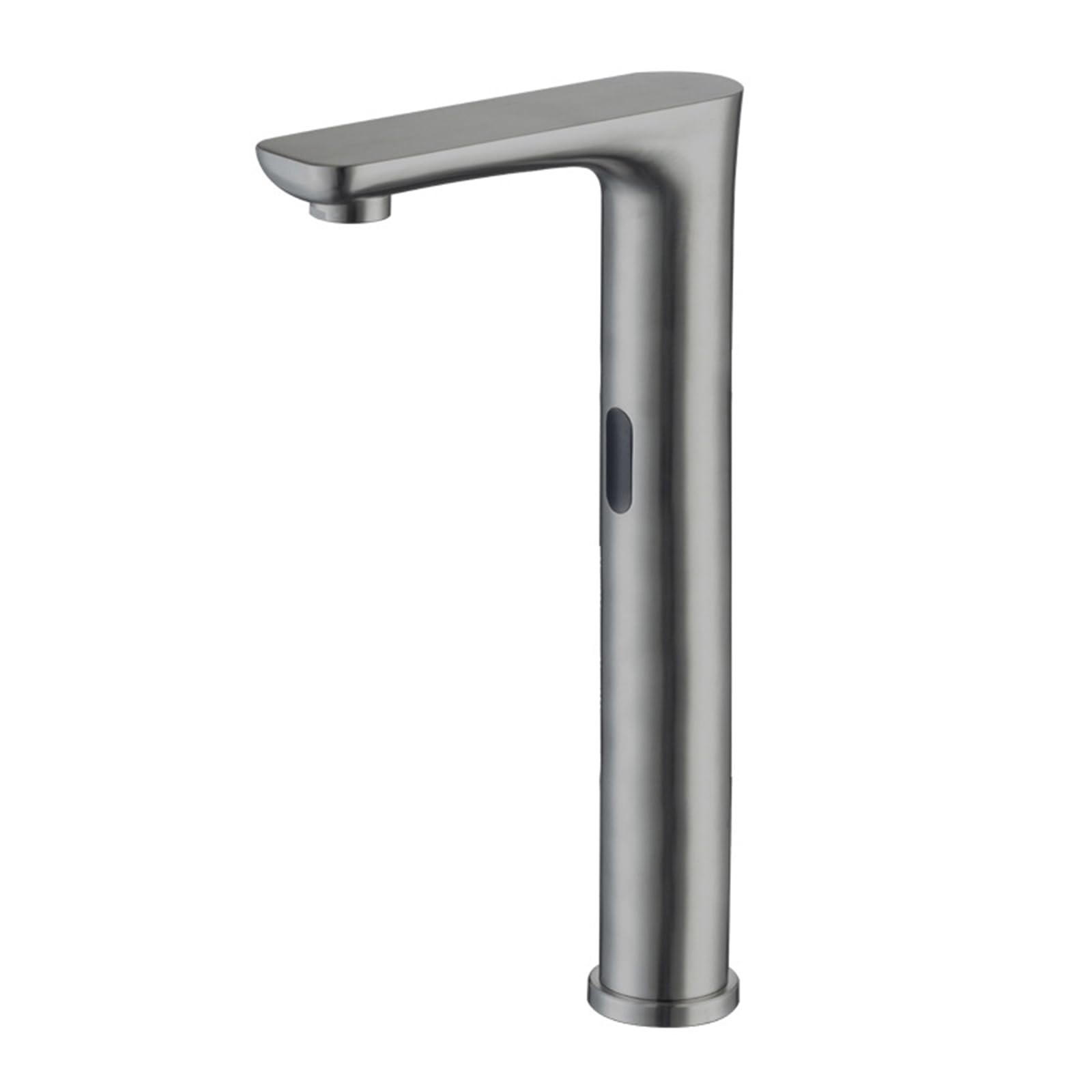 ZYCHSJXA Touchless Bathroom Faucet Hot and Cold Water Mixer Basin Taps Gun Gray Infrared Stainless Steel Tall Sink