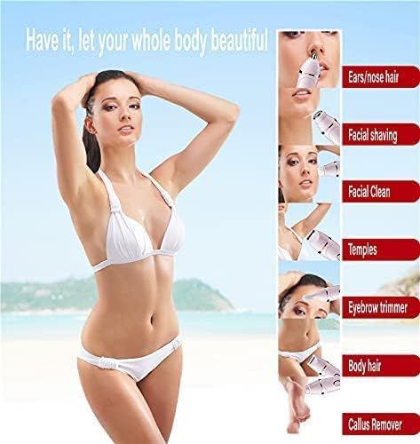2023 Best Hair Removal Set, 5 In 1 Rechargeable Epilating And Cleansing Brush, Instant & Painless Beauty Tools Kit For All Skin Types #TOP5