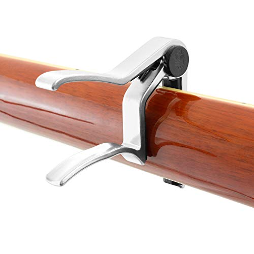 Tiger GACAPO2 Capodastre à Gâchette pour Guitare - Chromé – vue 4