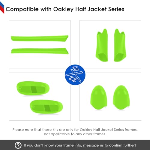Image of BLAZERBUCK Replacement Sock Kits Earsocks & Nosepieces for Oakley Half Jacket XLJ Sunglass