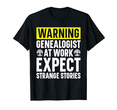Genealogista Experto en árboles genealógicos Investigación de ascendencia Genealogía Camiseta