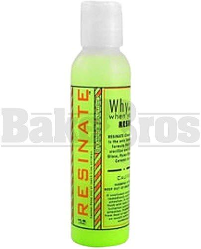 RESINATE PIPE CLEANER 4 FL OZ GREEN with Free BakeBros Silicone Container and Sticker