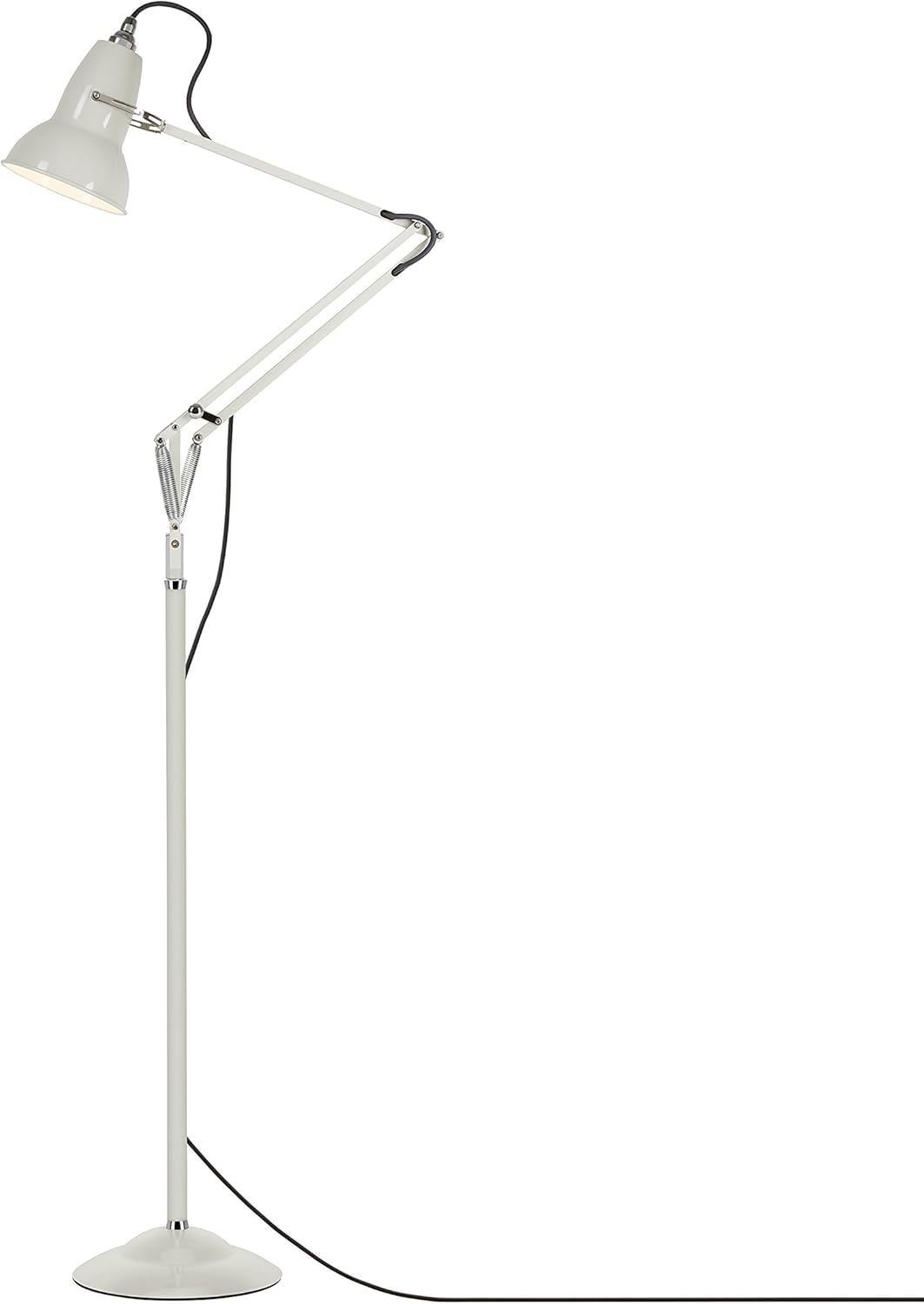Anglepoise White Original 1227 Floor Lamp - Linen All Floor Lamps Floor Reading Lights