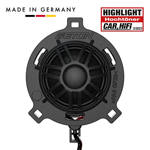 ETON UG VAG 25 – hochwertiger 25 mm / 1 Zoll Hochtöner, kompatibel mit vielen VAG/VW Modellen, Plug & Play Tweeter mit Gewebekalotte, Made in Germany