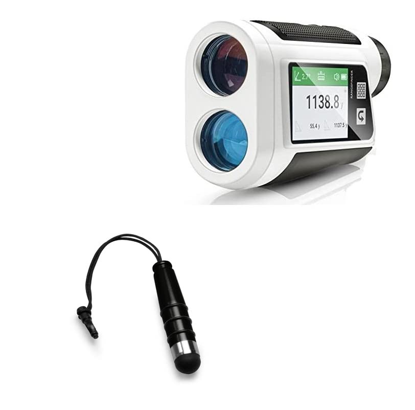 BoxWave Stylus Pen Compatible with Rumia 1200 Yards Range Finder - Mini Capacitive Stylus, Small Rubber Tip Capacitive Stylus Pen for Rumia 1200 Yards Range Finder - Jet Black