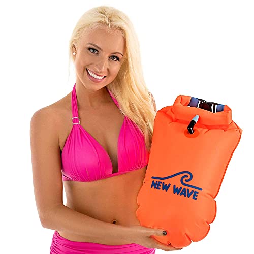 New Wave Swim Buoy 20L TPU Orange and Phone Pouch Bundle miniatura 6