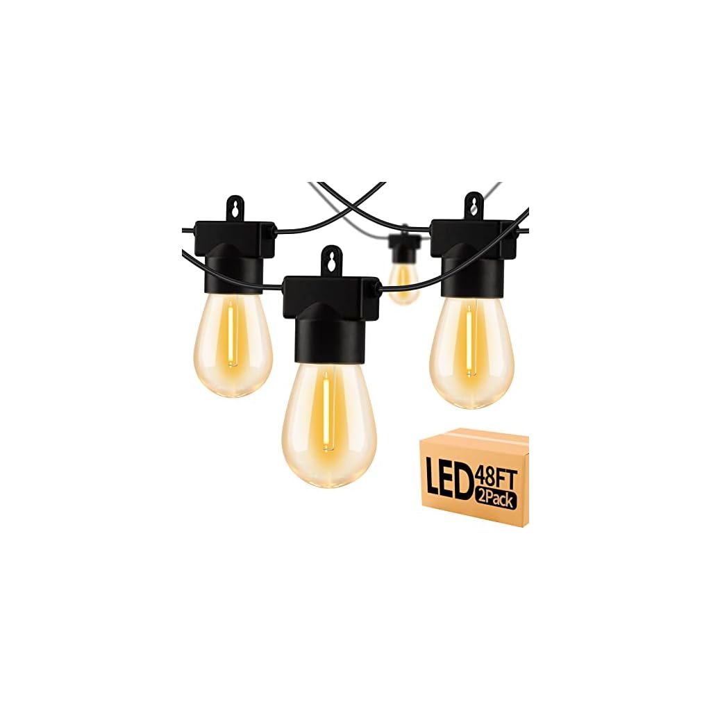 Aialun-96FT-LED-Outdoor-String-Lights-Outside-Patio-Backyard-Light-with-2200K-Shatterproof-Edison-Bulbs-Heavy-Duty-Commercial-Grade-Weatherproof-Strand-Decorative-Cafe-Porch-Bistro-Garden-Tree