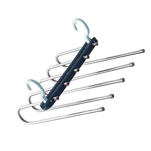 HOOTNEE 1Pc Multi Functional Clothes Hanger Space Saving Organizer for Pants Scarves and More and Stretchable Design for Closet Storage