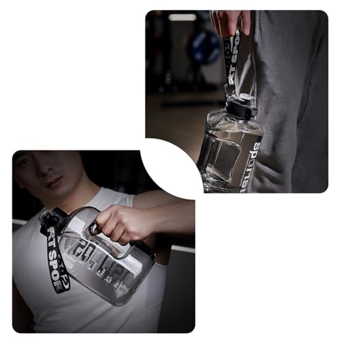 Bouteille d'eau réutilisable haute qualité sans BPA rose 1700ml