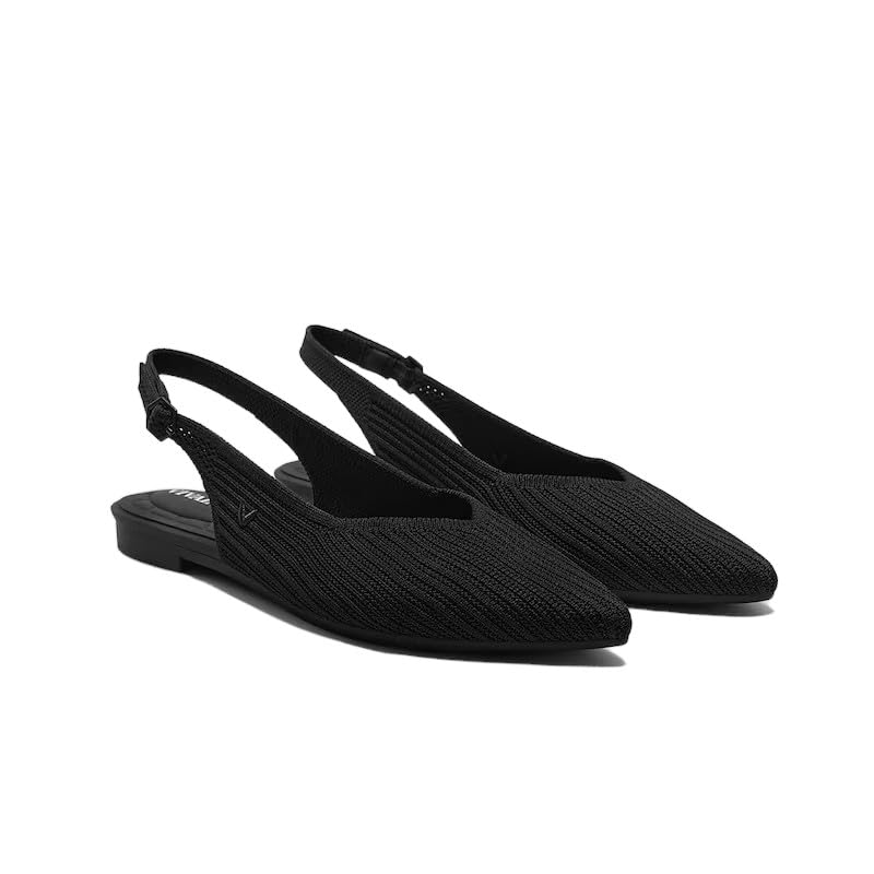 VIVAIA Maville Pointed Toe Slingback Elegant Sexy Flat Sandals