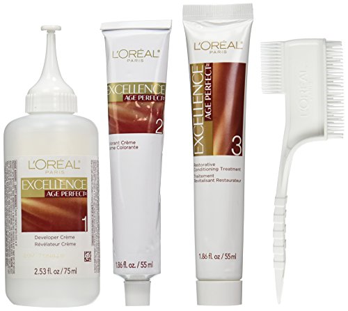 Image of L'Oreal Paris ExcellenceAge Perfect Layered Tone Flattering Color, 5CB Medium Chestnut Brown