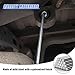 YoRise 4PCS Weld-in Car Exhaust Hanger Rods Kit, 90 Degree 7.5