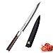 Tasak do Mięsa Sushi Nóż kuchenny X5Cr15mov Stainless Steel Wysokiej Jakości Klasyczny Japoński Gyuto Fibleeting Nóż Nóż Kuchenny (Color : 240mm)