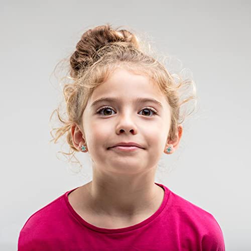 KINGSIN Sea Turtle Earrings Silver Hypoallergenic Stud Earring Jewelry Gifts for Women Sister Daughters Granddaughters Christmas3