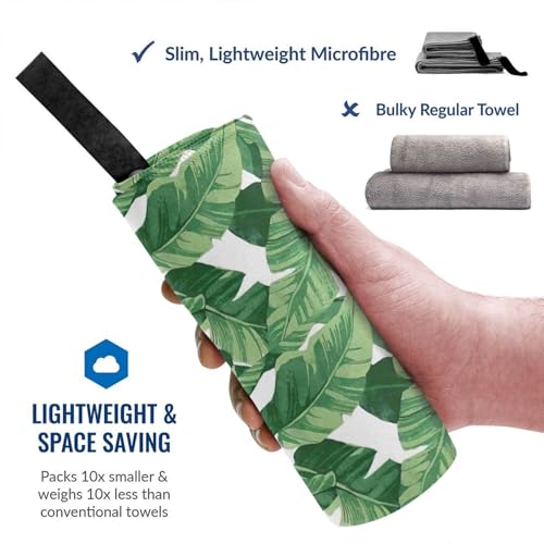 Serviettes de bain mignonnes vertes ultra absorbantes