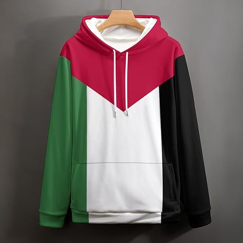 Fattyeery Mens Pullover Sweatshirts Papua New Guinea Flag Hoodie Sweatshirts for Adult Sweater Casual Unisex Sweatshirt3