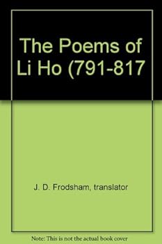 Hardcover The Poems of Li Ho (791-817) Book