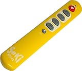 Diseñado con 6 botones Seki Slim - Mando a Distancia Universal, Color Naranja y Amarillo