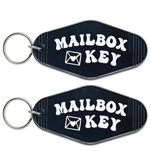 Image of MailBox Keychain Bulk Mail Box Key Ring 2 Pack