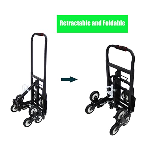 Carretilla portátil plegable para escaleras 420 lbs capacidad miniatura 3