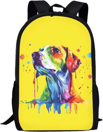 Travel Backpack Adjustable Padded Straps 17in Lightweight Casual Daypack for Business Men Women