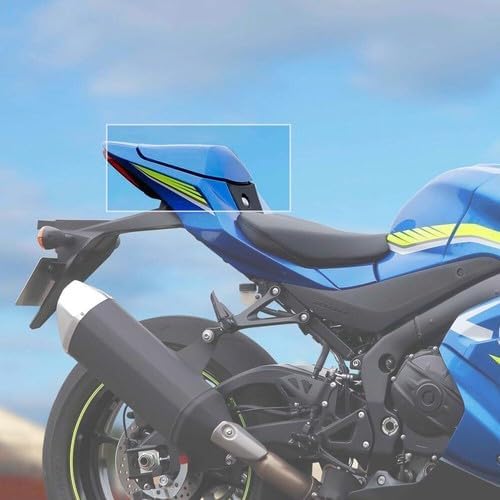 Rear Seat Cowl for Suzuki GSXR1000 2017 2018 2019 2020 2021 ABS Plastic Tail Back Seat Fairing Cover Gloss Blue