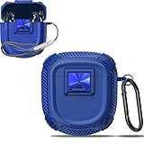 For Bose QuietComfort Ultra Earbuds/Earbuds 第2世代 ケース カバー【BAOLINTX】ワイヤレス イヤーホン 用 シリコン収納ケース 便利 旅行 軽量 充電対応 分離式 保護カバー キズ防止 防塵 防震 保護 紛失防止 男女兼用 Bose QuietComfort Ultra Earbuds/Earbuds 第2世代用ケース(ブルー)