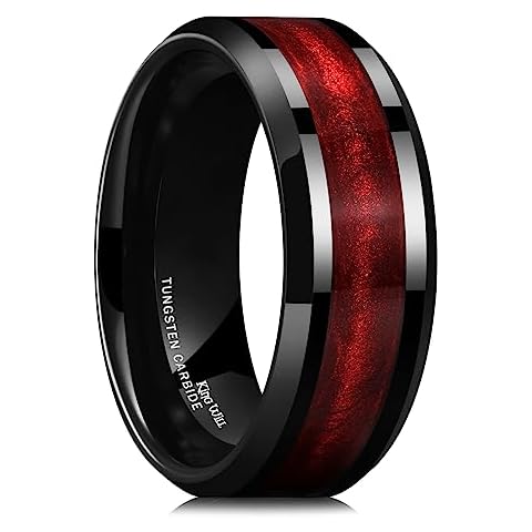 King Will Tungsten Carbide Wedding Band for Men Cover