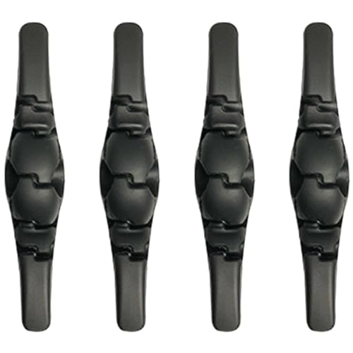 OSALADI Organisateur de Câbles Électriques Adhésif Noir Lot de 4 pour Appareils Ménagers Rangement Mural Pratique pour Mixeur et Cuiseur à Riz la Cuisine