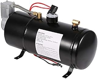Qiilu Professional Air Compressor Pump for Truck Pickup on Board 150PSI, 12V Tire