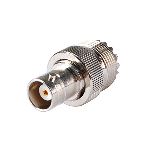 DHT Electronics RF coaxial coax adapter BNC female to UHF female SO-239 SO239 connector