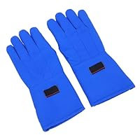 Luqeeg Kryo-Handschuhe, Schutzhandschuhe Gegen Niedrige Temperaturen Kälteschutz-Sicherheits-Eishandschuhe für die Aufbewahrung von Flüssigstickstoff-Trockeneis Warme Konstante Temperatur