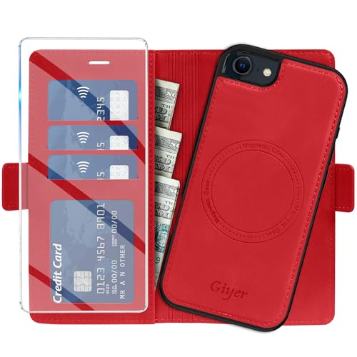 Housse iPhone 7/8/SE 2020 amovible rouge pour vos sorties