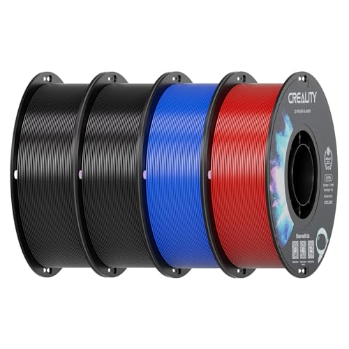 Creality TPU Filament 1.75 4 kg, 95A 3D Printing Filament, High Hardness & Resilience, Soft Adhesive Material, Elastic, 1kg(2.2lbs) Flexible Filament 1.75mm, for 3D Printer