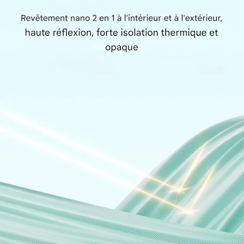Protector solar para coche 140x69 cm reflectante ideal para viajes de verano 6