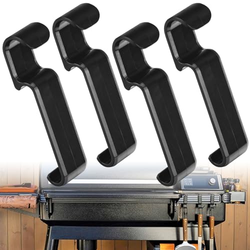 4 Pack BAC643 Gr-ills Pop-and-Lock Accessory Hook Compatible with 2022 Tim-berline and Tim-berline XL, 2023 Iron-Wood and Iron-Wood XL, Flat-Rock