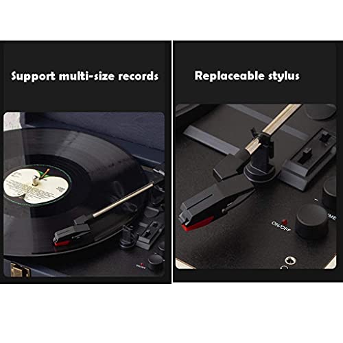 Porte-Documents Portable, Tourne-Disque rétro Bluetooth avec Haut-parleurs pour Vinyle, Prend en Charge la Lecture… - Les Beatles, Paul McCartney, John Lennon, RIngo Starr, George Harrison Porte-Documents Portable, Tourne-Disque rétro Bluetooth avec Haut-parleurs pour Vinyle, Prend en Charge la Lecture… – Image 8