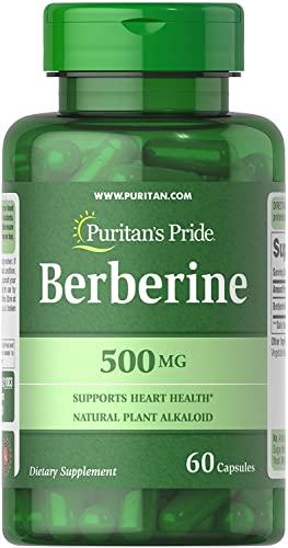 Productos Para La Diabetes, Puritan's Pride Berberina Puritan's Pride 500 mg 60 Cápsulas