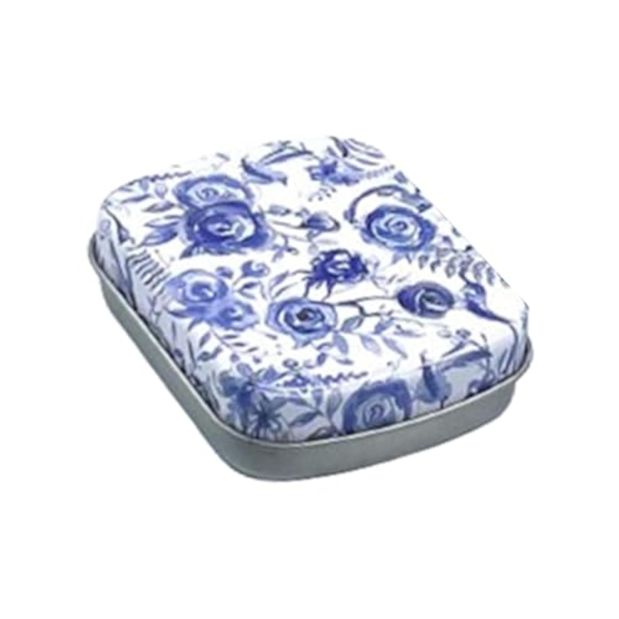 3x Small Tin Box with Lid for Earring Jewelry Storage