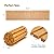 VINGLI Oversized 22IN W 8FT L Wooden Garden Pathway for Outdoors, Roll Out Garden Pathway Walkway Flooring W/Steel Wire, Anti-Slip Texture, Ground Stakes, Outside Walkway for Patio, Wedding, Poolside