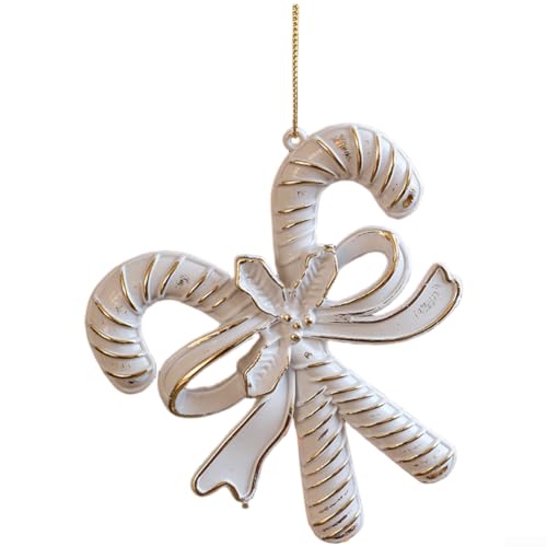 Colgante de adorno de copo de nieve de plástico mate adecuado para árbol de Navidad y decoración navideña de temporada con estilo vintage y patrones detallados (C)