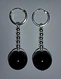 Black Onyx Potara Earrings - Dragon Ball Z Anime Cosplay Costume Accessories