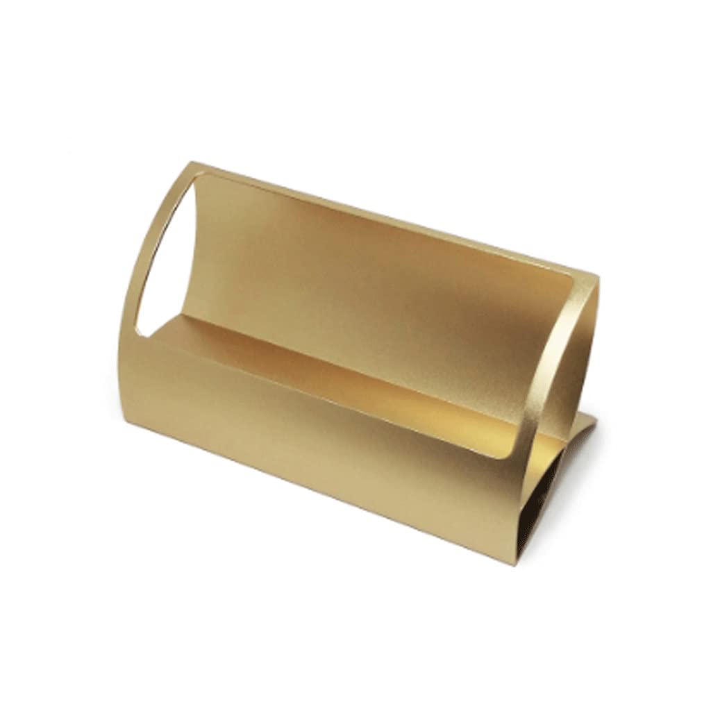 MOBYGKFY Desktop Business Card Holder Metal Personalized Exhibition Gift