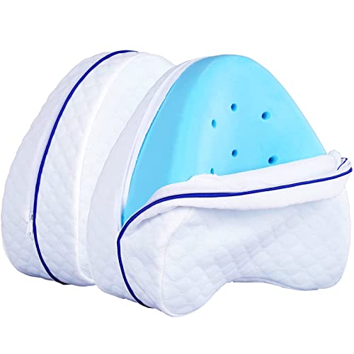 KLTRUST Almofada de perna de joelho Almofadas de perna para dormir, almofada de joelho para quem dor