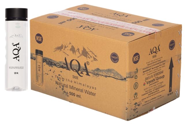 VARAHI Aqa Natural Mountain Water | 500Ml - 24 Bottles | Natural Mineral Water From The Himalayas (B09HTQLZ52) Amazon Price History, Amazon Price Tracker