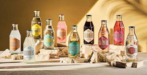 GOLDBERG Pink Grapefruit – 24 x 0,2 l Glasflaschen in Mehrwegkiste – Mit erfrischenden Grapefruitnuancen – Perfekt für fruchtige Cocktails, Longdrinks & Sommergetränke