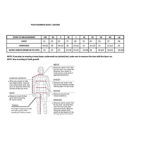 Milwaukee Leather LKK1930 Youth Size Black Leather Bomber Jacket2