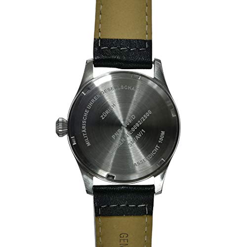 Montre mixte MWC Classic 40mm mécanique quartz style pilote militaire cuir - 3